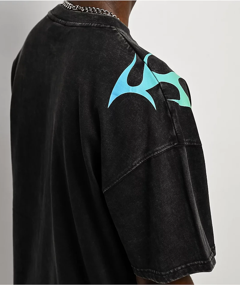 Broken Promises Artificial Serotonin Black Wash T-Shirt