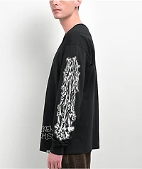 Broken Promises Bad Break Black Long Sleeve T-Shirt