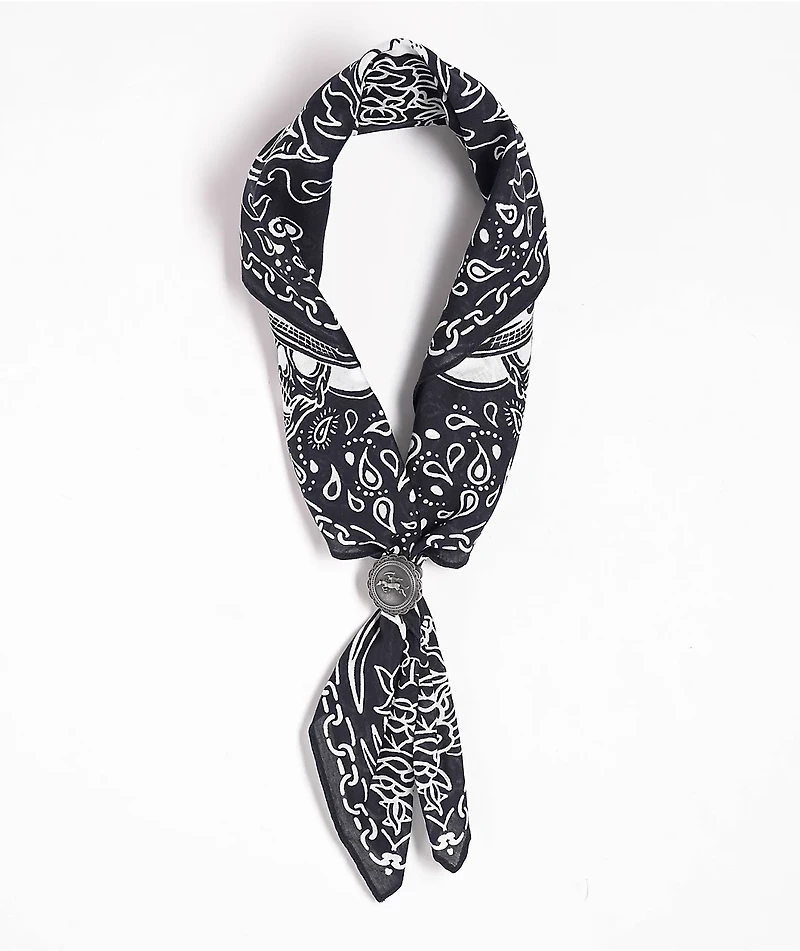 Broken Promises Bandit Black Bandana Necklace