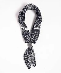 Broken Promises Bandit Black Bandana Necklace