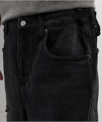 Broken Promises Barbed Black Wash Jeans