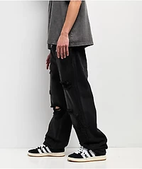 Broken Promises Barbed Black Wash Jeans