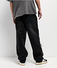 Broken Promises Barbed Black Wash Jeans