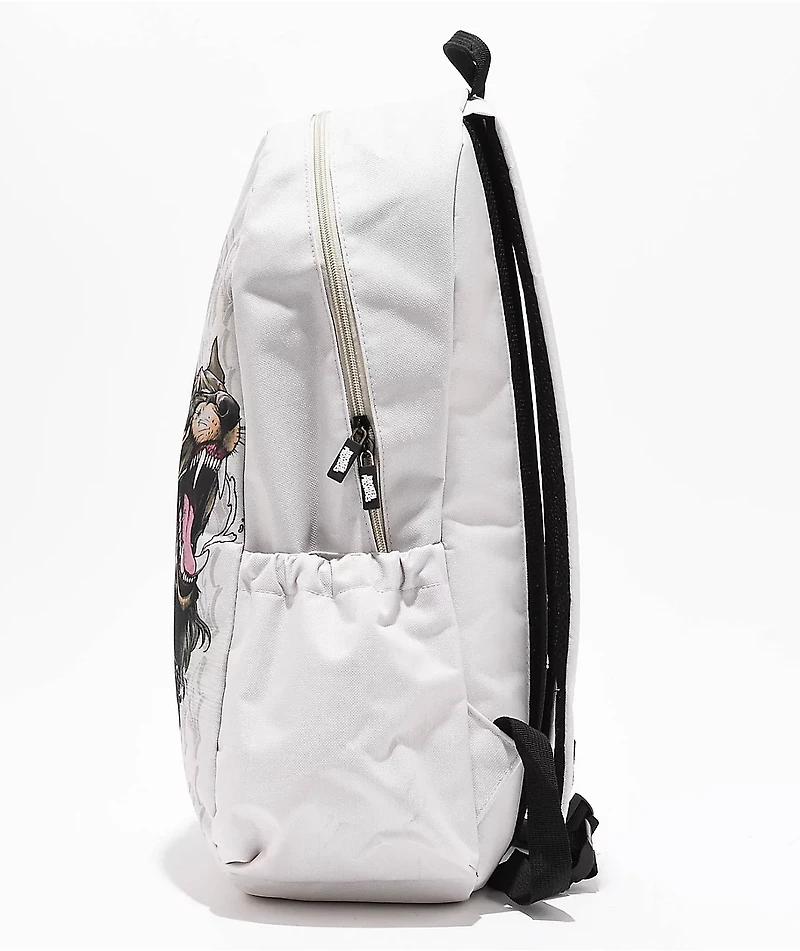 Broken Promises Barkside Grey Backpack
