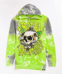 Broken Promises Beehive Green Dye Hoodie
