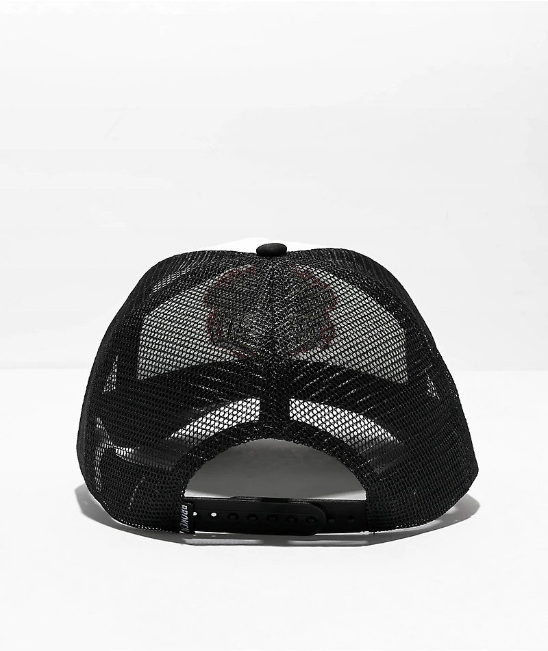Broken Promises Big Road Black & White Trucker Hat
