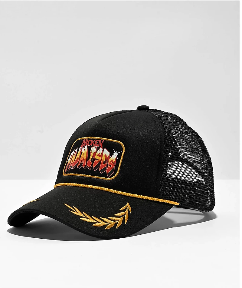 Broken Promises Blackbook Black Trucker Hat