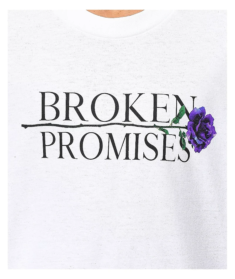 Broken Promises Blossom White T-Shirt