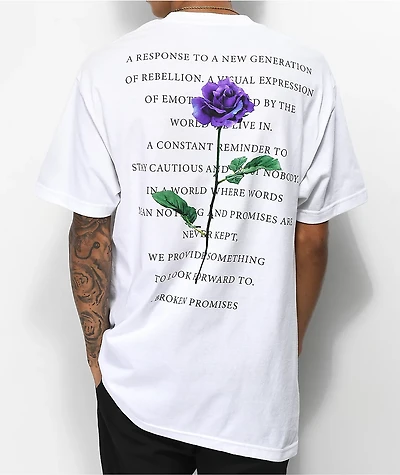 Broken Promises Blossom White T-Shirt