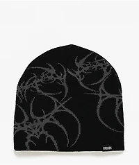 Broken Promises Bludgeon Black Skully Beanie