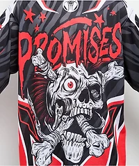 Broken Promises Bone Biter Black & Red Jersey