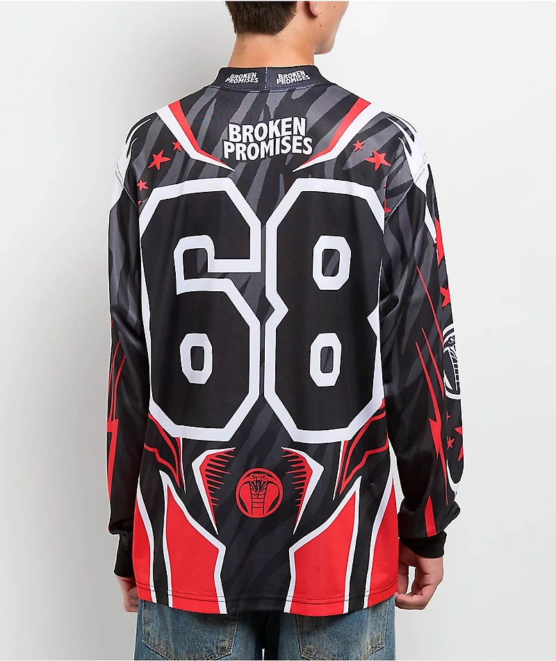 Broken Promises Bone Biter Black & Red Jersey