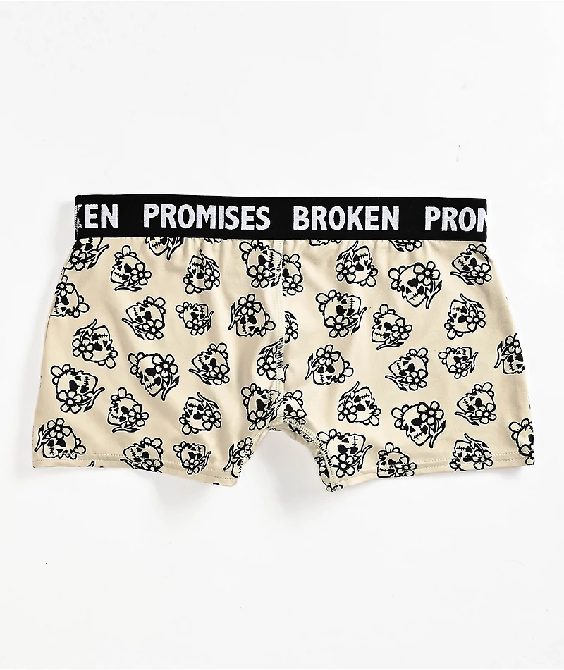 Broken Promises Brain Fog Natural Boyshort Underwear