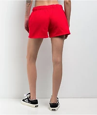 Broken Promises Breakthrough Red Rhinestone Sweat Shorts