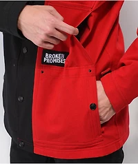 Broken Promises Bred Black & Red 10K Snowboard Jacket