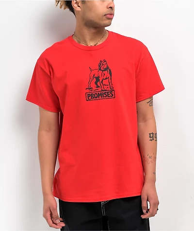 Broken Promises Bully Red T-Shirt