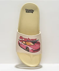 Broken Promises Catch Me Natural Slide Sandals