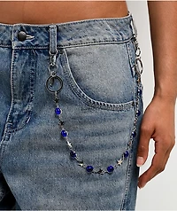 Broken Promises Celestial Silver & Blue Pocket Chain