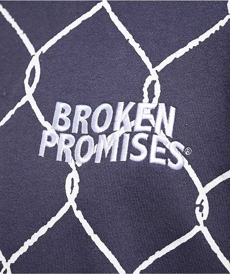 Broken Promises Chain Link Grey Hoodie