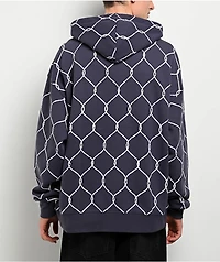 Broken Promises Chain Link Grey Hoodie