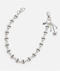 Broken Promises Chandelier Silver Pocket Chain