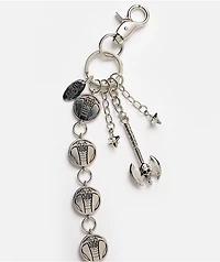 Broken Promises Chandelier Silver Pocket Chain