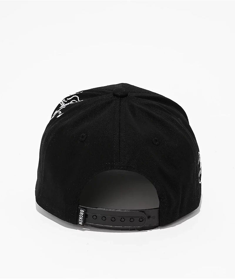 Broken Promises Chaos Storm Black Snapback Hat