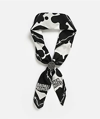 Broken Promises Chivalry Black & White Bandana Necklace