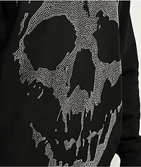 Broken Promises Chrome Face Black Hoodie