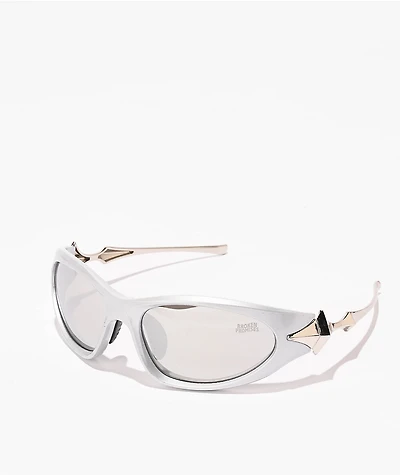 Broken Promises Chromebone Silver Sunglasses