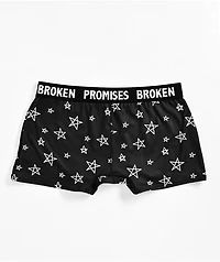 Broken Promises Chuck Lounge Black Boyshort Underwear