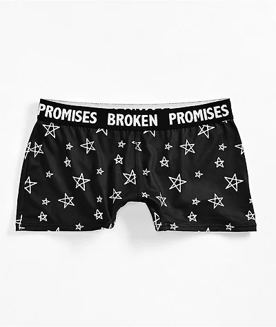 Broken Promises Chuck Lounge Black Boyshort Underwear