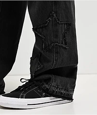 Broken Promises Chuck Star Black Denim Jeans