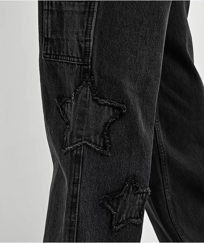 Broken Promises Chuck Star Black Denim Jeans