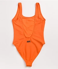 Broken Promises Could Be Different Orange One Piece Swimsuit
