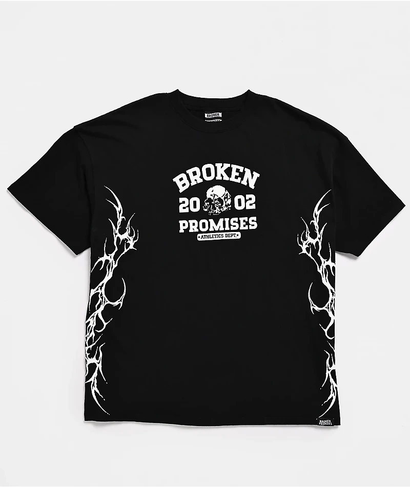 Broken Promises Cyberathletic Black T-Shirt
