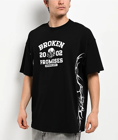 Broken Promises Cyberathletic Black T-Shirt
