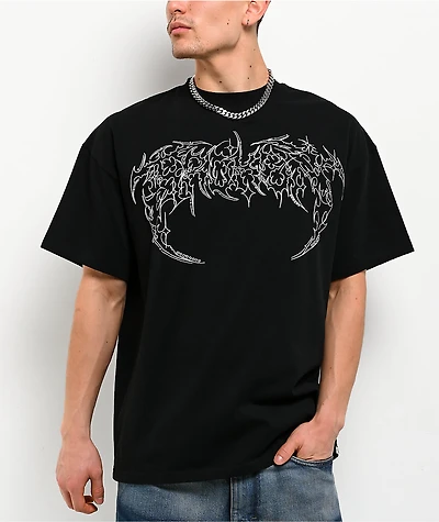 Broken Promises Cyberbyte Black T-Shirt