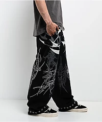 Broken Promises Cybercore Black Sweatpants