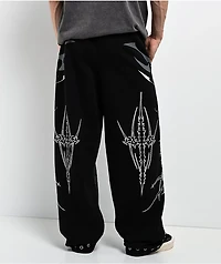 Broken Promises Cybercore Black Sweatpants