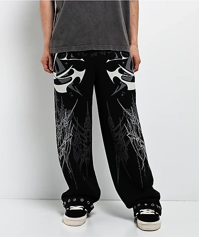 Broken Promises Cybercore Black Sweatpants