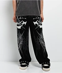 Broken Promises Cybercore Black Sweatpants