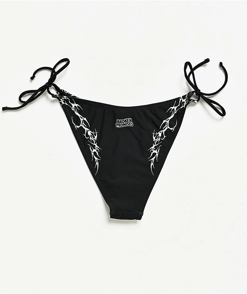 Broken Promises Cybersigilism High Leg Bikini Bottom