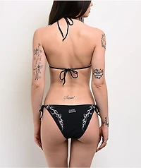 Broken Promises Cybersigilism High Leg Bikini Bottom