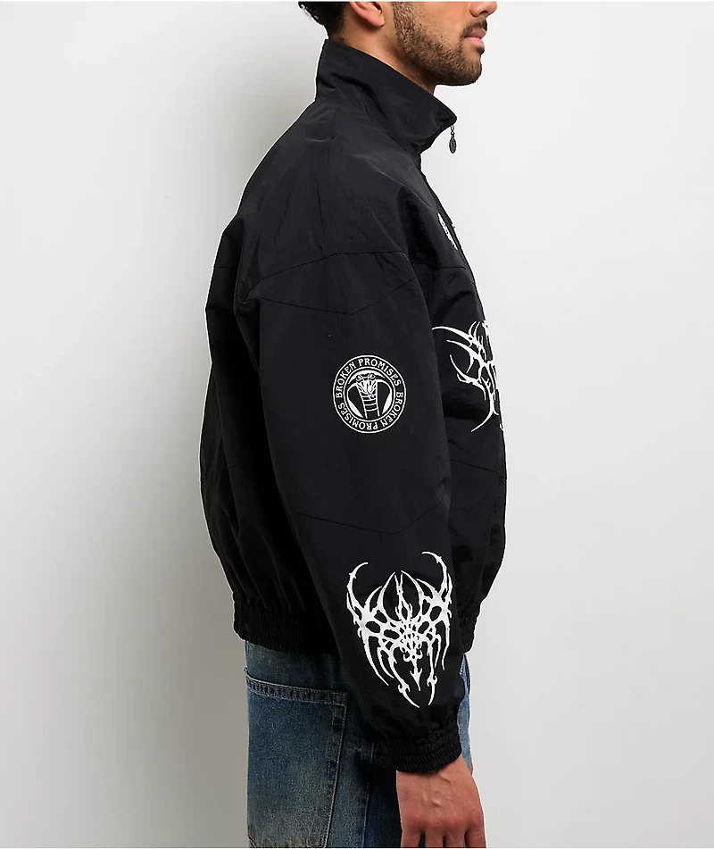 Broken Promises Cybersport Black Windbreaker Jacket