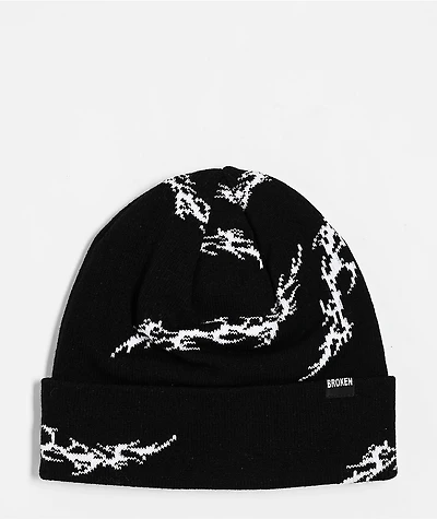 Broken Promises Cyberwire Black Beanie