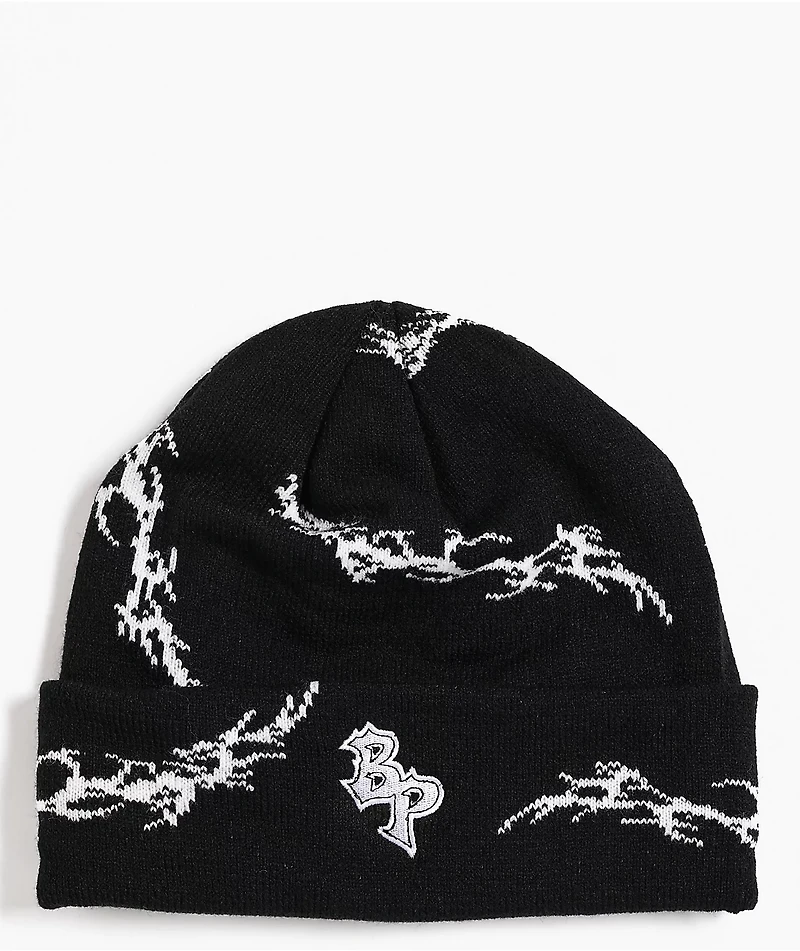 Broken Promises Cyberwire Black Beanie