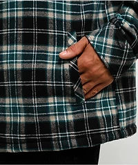 Broken Promises Damsel Distress Black & Blue Flannel Jacket