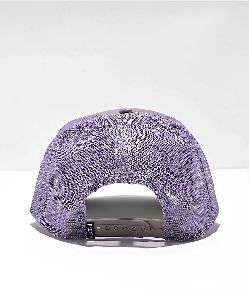 Broken Promises Deadly Sins Lavender Trucker Hat
