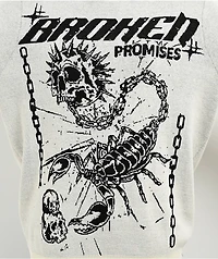 Broken Promises Deadly Stinger Cream Sweater